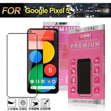 Xmart for Google Pixel 5 5G 超透滿版 2.5D 鋼化玻璃貼-黑