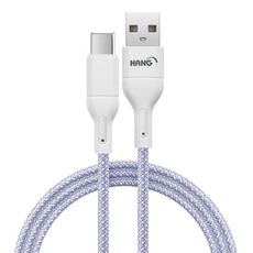 (3入)HANG R18 高密編織 Type-C USB 3.4A快充充電線100cm