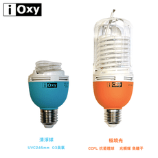 IOXY 微型清淨器禮盒 ​雙燈球（極境光/ 清淨球 超強抗菌除味組合） CCFL 抗菌燈球