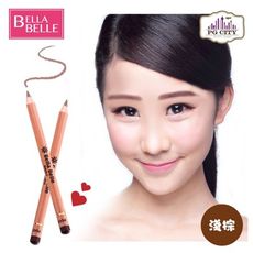 Bella Belle 貝拉蓓兒 原木恆久防水眉筆 黑色, 暗棕色, 淺棕色, 灰色 德國原裝進口