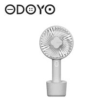 【ODOYO】FaceAir W9手持風扇-塵霧灰