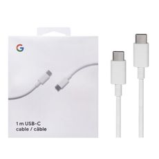 Google 台灣原廠盒裝 USB-C 轉 USB-C 傳輸線 - 1M