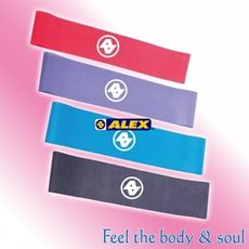 台灣製造 ALEX C-58 環狀彈力圈-桃紅/紫/藍/鐵灰(只)