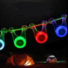 Caiyi 青蛙燈 營繩燈 小閃燈 營地安全必備 自行車燈 露營燈 一組10入
