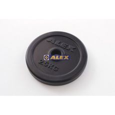 德國品牌 台灣製造 ALEX A19 包膠槓片(對)-5kg (2.5kg*2)