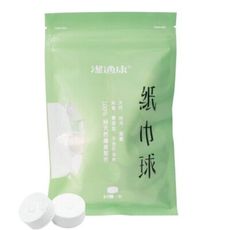 潔適康紙巾球50顆- 100%純天然纖維