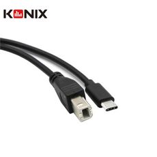 【KONIX 科尼斯樂器】手機平板MIDI連接線 USB-MIDI音樂編輯線 (USB B 轉 C)