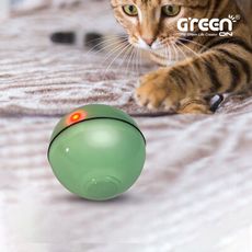 【GREENON】USB電動寵物玩具球 雷射光逗貓球 貓玩具球 寵物陪伴玩具