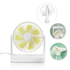 【橘能生活家】SMART FAN USB吊掛風扇 桌扇 低噪音 扇葉可拆洗 夏季涼感家電