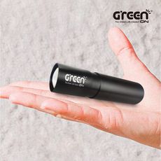 【GREENON】迷你強光USB變焦手電筒(GU02) 口袋型手電筒 USB充電