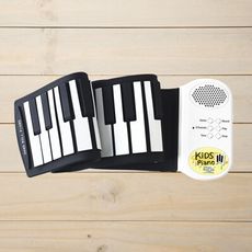 【山野樂器】49鍵兒童手捲鋼琴-超值組(贈超鹼電池4入) 迷你電子琴/鍵盤樂器/音樂玩具