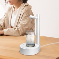 【橘能生活家】桌上型無線抽水器 桶裝水電動抽水器 USB充電 簡約無線 野餐 露營 廚房用品