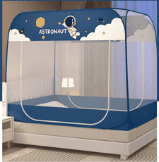 蚊帳 免安裝雙開門蒙古包蚊帳 防摔蚊帳 加密防蚊帳 床帳