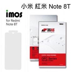 【iMos】3SAS系列保護貼 小米 紅米 Note 8T (6.3吋) 超潑水、防污 正面 背面