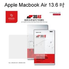 【iMos】3SAS系列保護貼 Apple MacBooK Air 13.6 吋 2022版 M2