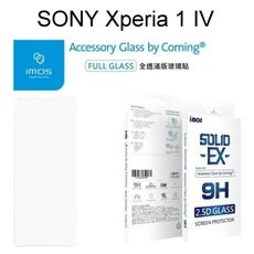 【iMos】康寧全透明滿版玻璃保護貼 SONY Xperia 1 IV (6.5吋) 9H硬度