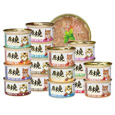 【憶馨嚴選】原燒貓罐 貓罐 (80g)罐 化毛罐 貓咪罐頭 養生罐 除毛球 貓飼料 餐盒 副食罐