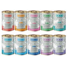 【憶馨寵物】GRAU灰樂-經典主食貓罐 400G 寵物罐頭 貓主食罐 經典主食 貓罐 德罐