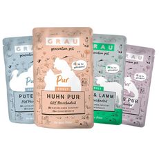 【憶馨寵物】GRAU灰樂-低敏無穀主食貓餐包 寵物餐包 貓主食 低敏無穀 無穀主食 貓餐包 貓罐