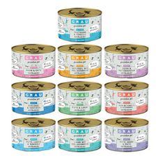 【憶馨寵物】GRAU灰樂-經典主食貓罐 200G 寵物罐頭 貓主食罐 經典主食 貓罐 德罐