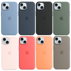 【原廠盒裝】蘋果Apple iPhone 15 Plus MagSafe矽膠保護殼