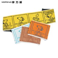 SNOOPY史努比純棉撞色緹花運動巾/毛巾-跳舞去SN604