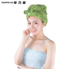 【MORINO摩力諾】超細纖維速乾SPA頭巾浴帽MO8326