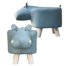 小動物造型椅-小河馬