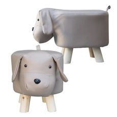 小動物造型椅-小垂耳狗