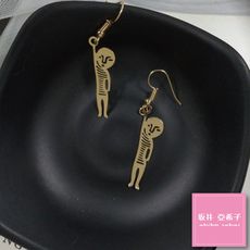 『akiko亞希子』搞怪迷你小小人KUSO耳環