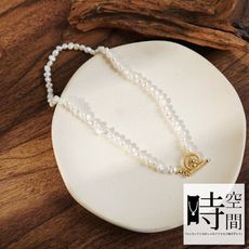 『時空間』戀愛悸動天然巴洛克珍珠二用造型項鍊/手鍊 (纏繞雙圈可當手鍊使用) -單一款式