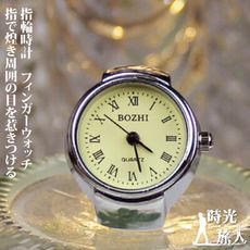 【時光旅人】文藝復興仿舊羅馬數字造型錶戒指-指輪時計