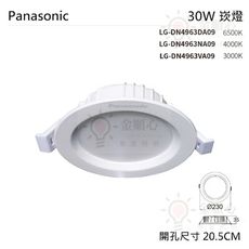 ☼金順心☼Panasonic 國際牌 LED 崁燈 30W 另售 7W 10W 14W 16W 薄型