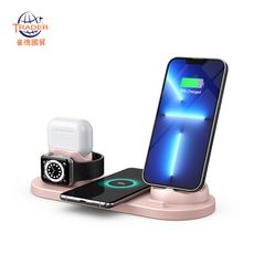 【崔德國貿】【六合一無線快充】無線充 無線充電座 Qi無線快充 iwatch快充 手機充電 無線充電