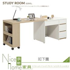 《奈斯家具Nice》116-03-HJ 洛蒂4~4.66尺伸縮書桌/全組