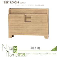 《奈斯家具Nice》328-07-HG 君悅梧桐5尺床片