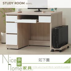 《奈斯家具Nice》536-02-HL 沐澄4尺電腦桌/書桌/不含主機架