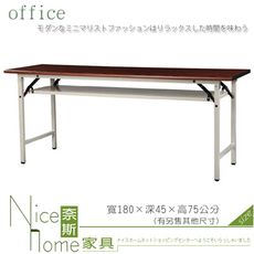 《奈斯家具Nice》082-15-HWD 胡桃檯面會議桌/折合桌