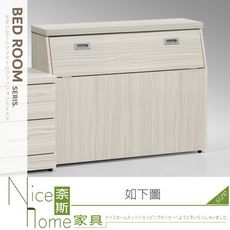 《奈斯家具Nice》624-01-HA 白梣木色簡易型3.5尺床頭箱