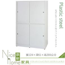 《奈斯家具Nice》016-02-HX (塑鋼材質)4.1尺拉門衣櫥/衣櫃-白色