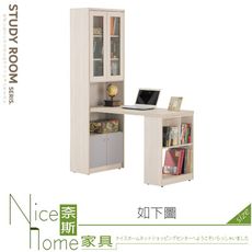 《奈斯家具Nice》318-01-HK 千葉4尺多功能書桌櫃