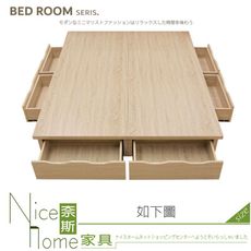 《奈斯家具Nice》337-14-HJ 歐若拉5尺六抽床底