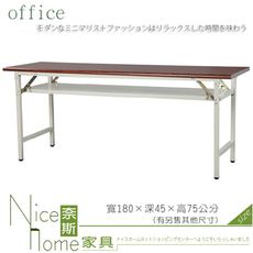 《奈斯家具Nice》084-11-HWD 胡桃檯面會議桌/折合桌