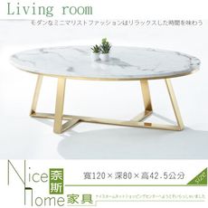 《奈斯家具Nice》159-6-HT D款橢圓大茶几