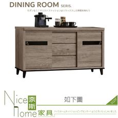 《奈斯家具Nice》610-02-HJ 伊莎5尺推門餐櫃下座