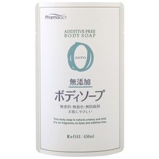 【日本熊野油脂】PharmaACT無添加沐浴乳(補充包)-450ml
