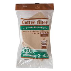 【Kyowa協和紙工】日本無漂白咖啡濾紙2~4杯用-80枚