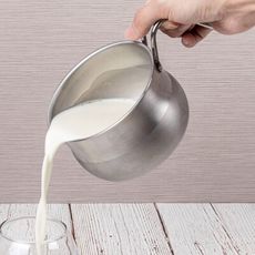 【日本PEARL金屬】SATINA不銹鋼單柄鍋/牛奶鍋-12cm(瓦斯爐專用)