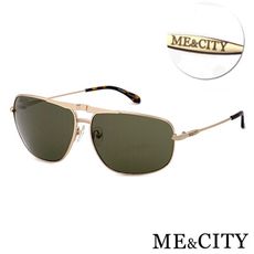 ME&CITY 飛行員金屬方框款太陽眼鏡 抗UV400 (ME21204 A01)