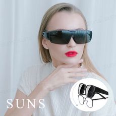 MIT休閒上翻式偏光太陽眼鏡 鋁紫框 (可套鏡) Polaroid太陽眼鏡 防眩光 反光 抗UV